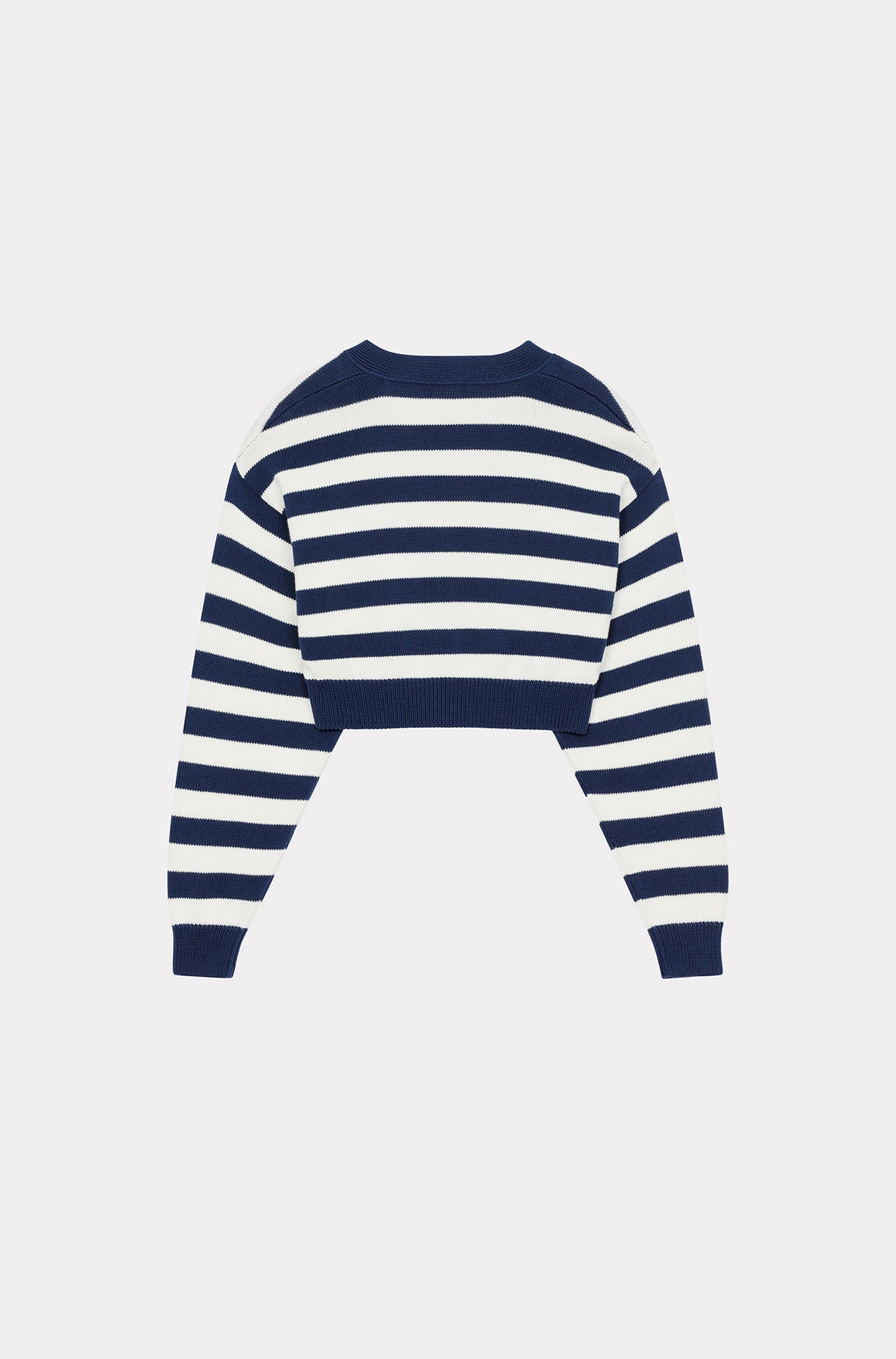 Cardigan à rayures épaisses - Midnight Blue
