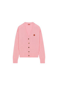 Cardigan brodé 'Boke Flower' en laine - Rose