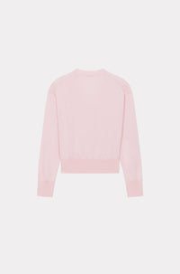 Boke Flower embroidered wool cardigan - Faded Pink