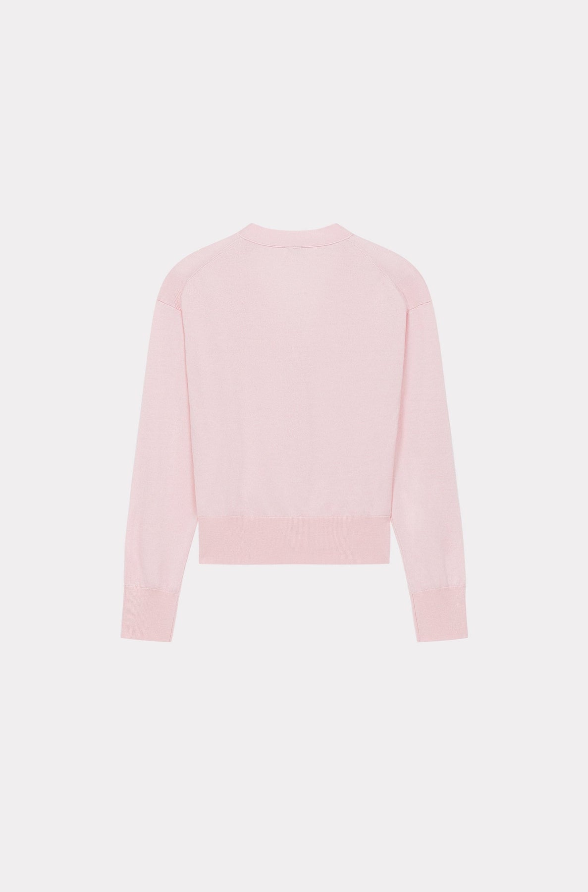 Boke Flower embroidered wool cardigan - Faded Pink