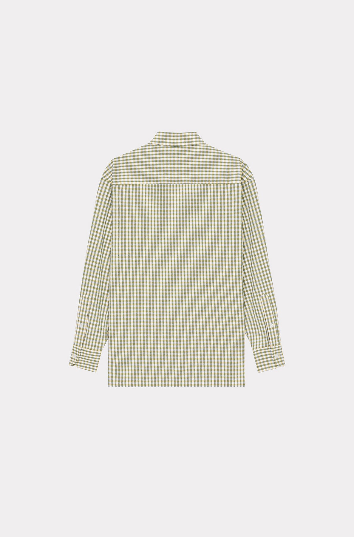 Chemise oversize vichy "BOKE FLOWER" - Golden Yellow