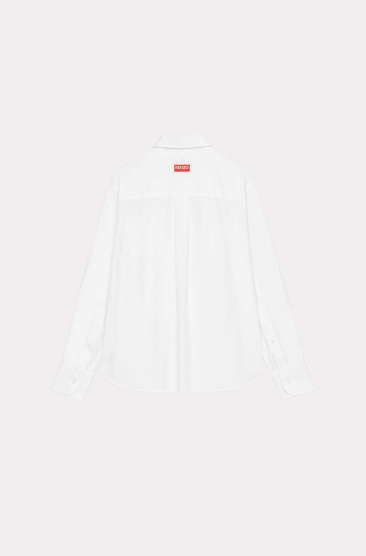 Chemise droite col Claudine - Off White
