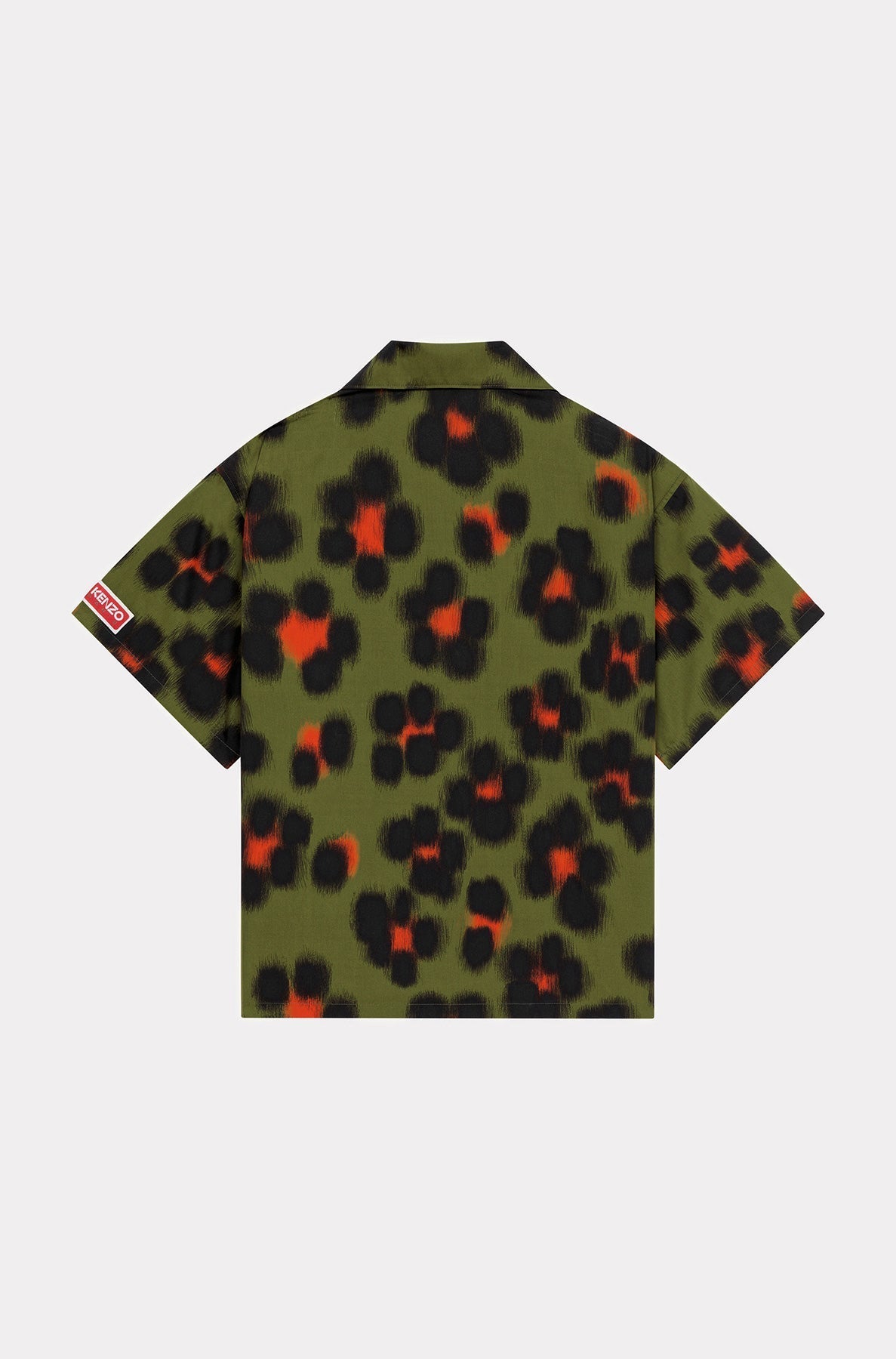 Chemise boxy Hana Leopard - Khaki