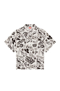 Chemise boxy Boke Boy - Off White