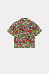 Chemise boxy "Hawaiian Flower" - Off White
