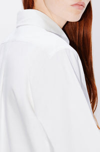 Boke Flower embroidered slim-fit shirt - White