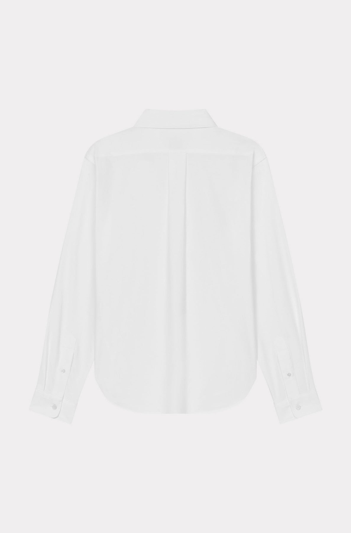 Boke Flower embroidered slim-fit shirt - White