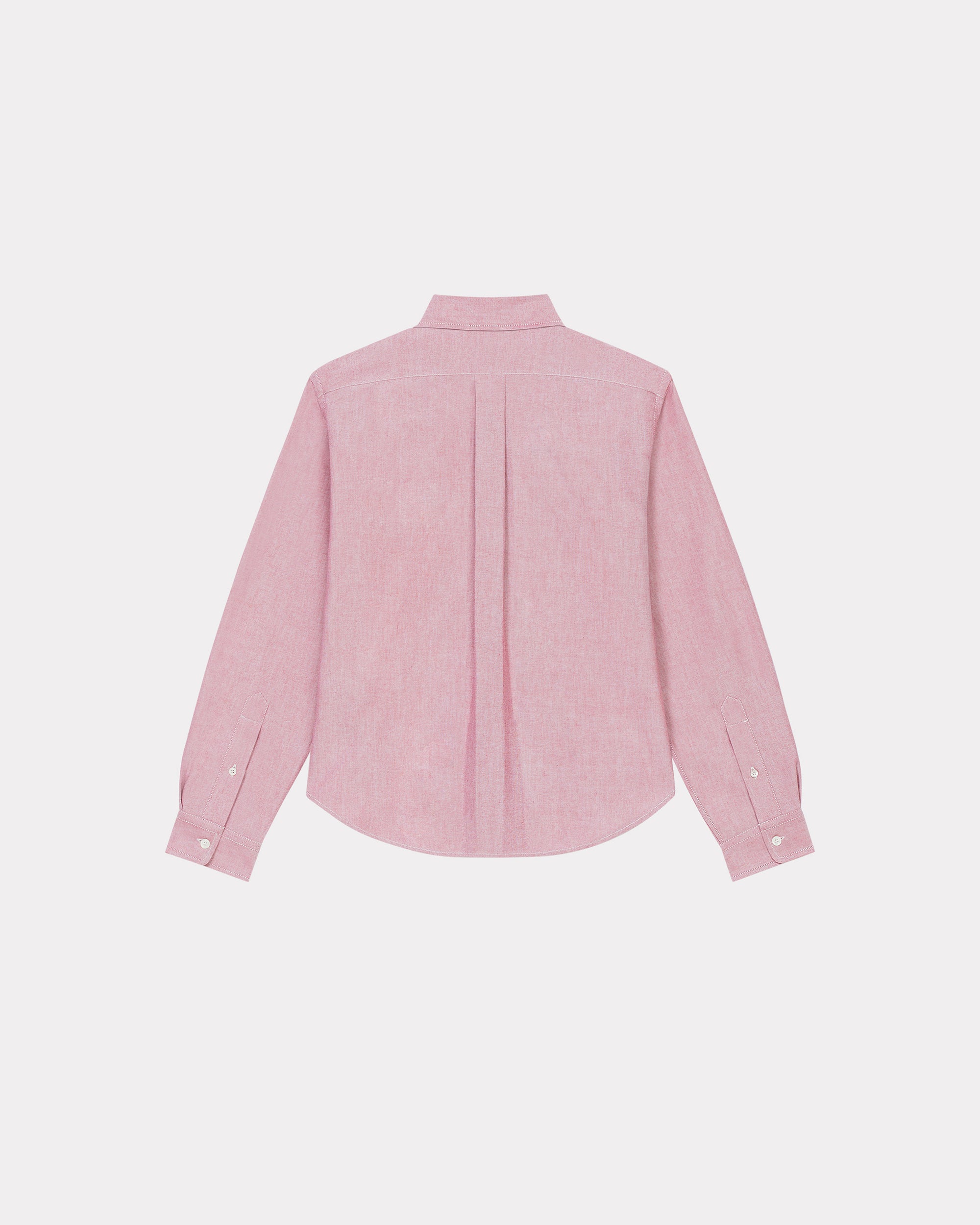 Chemise slim brodée "Boke Flower" - Cherry