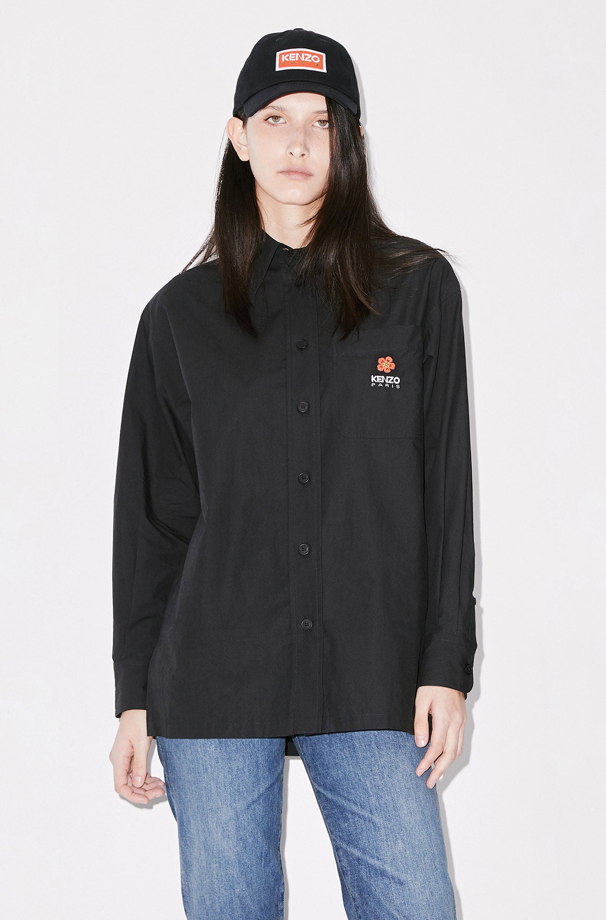 Boke Flower Oversize Shirt