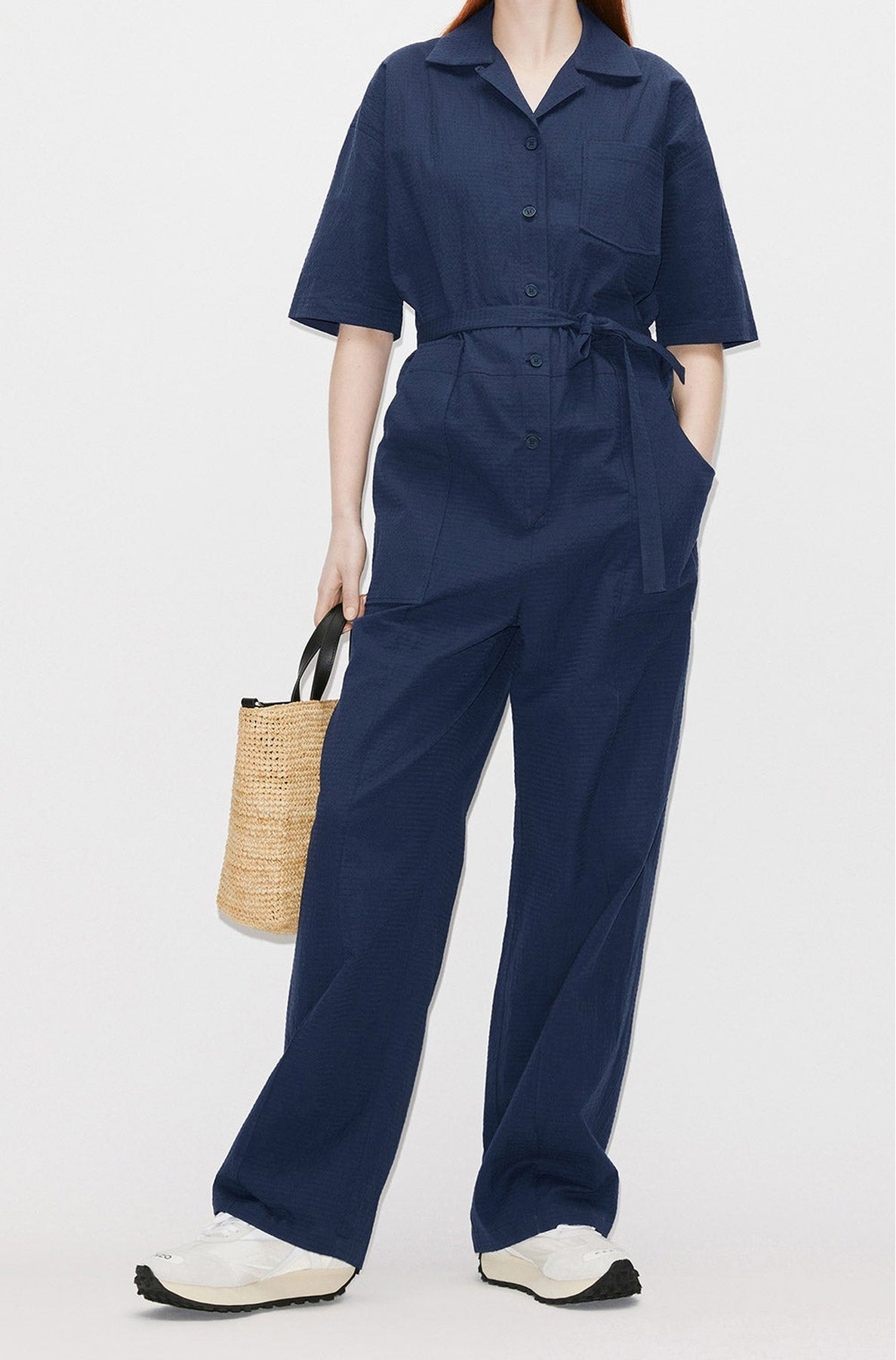 Combinaison à col chemise - Midnight Blue