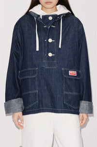 Surchemise en denim light - Rinse Blue