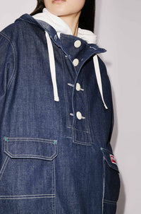Surchemise en denim light - Rinse Blue