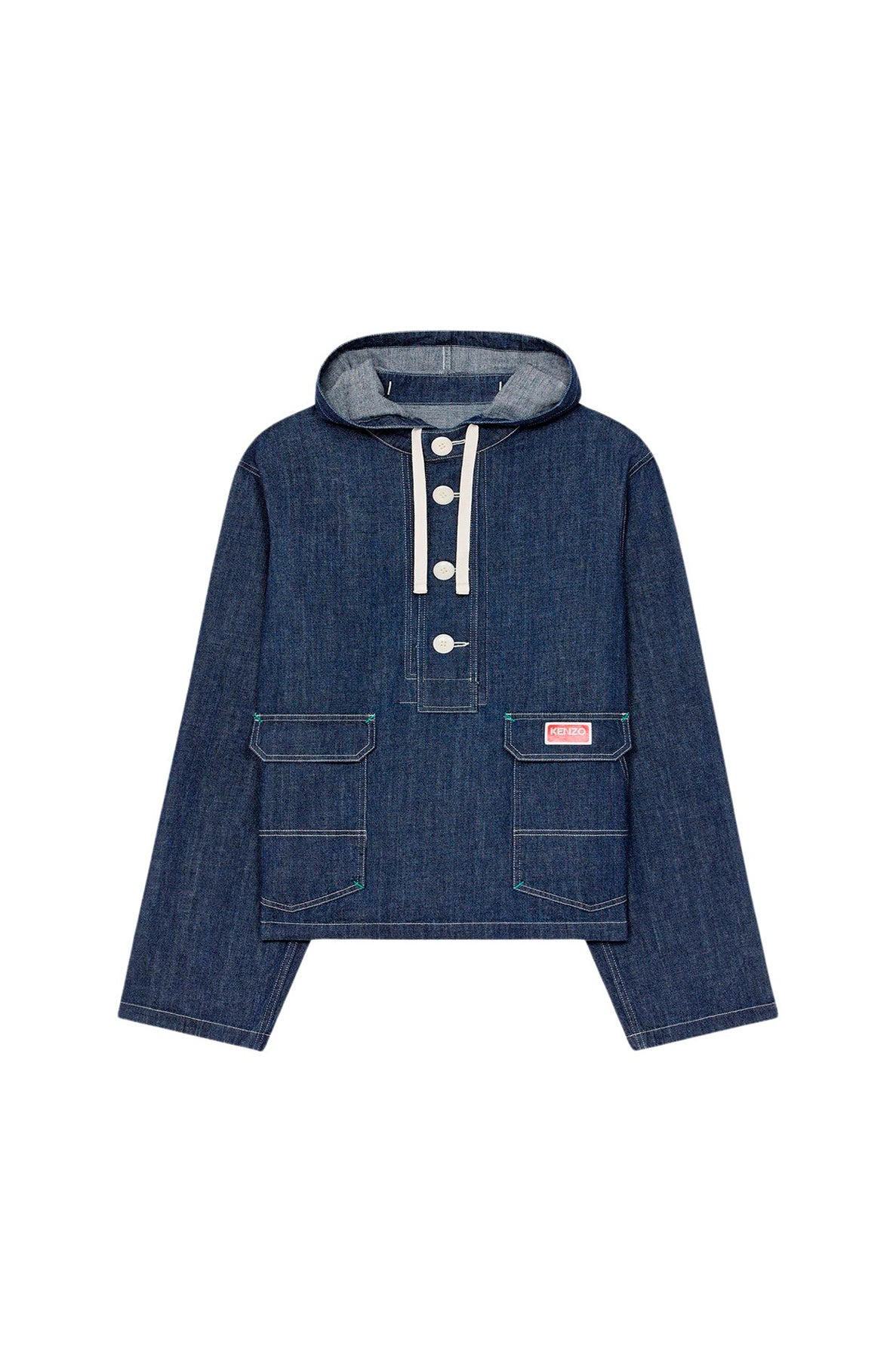Surchemise en denim light - Rinse Blue