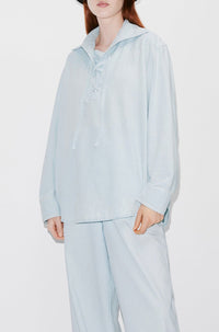 Surchemise en denim - Bleached Blue
