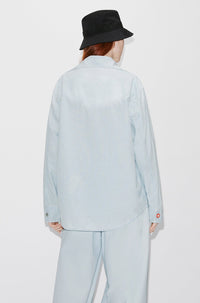 Surchemise en denim - Bleached Blue