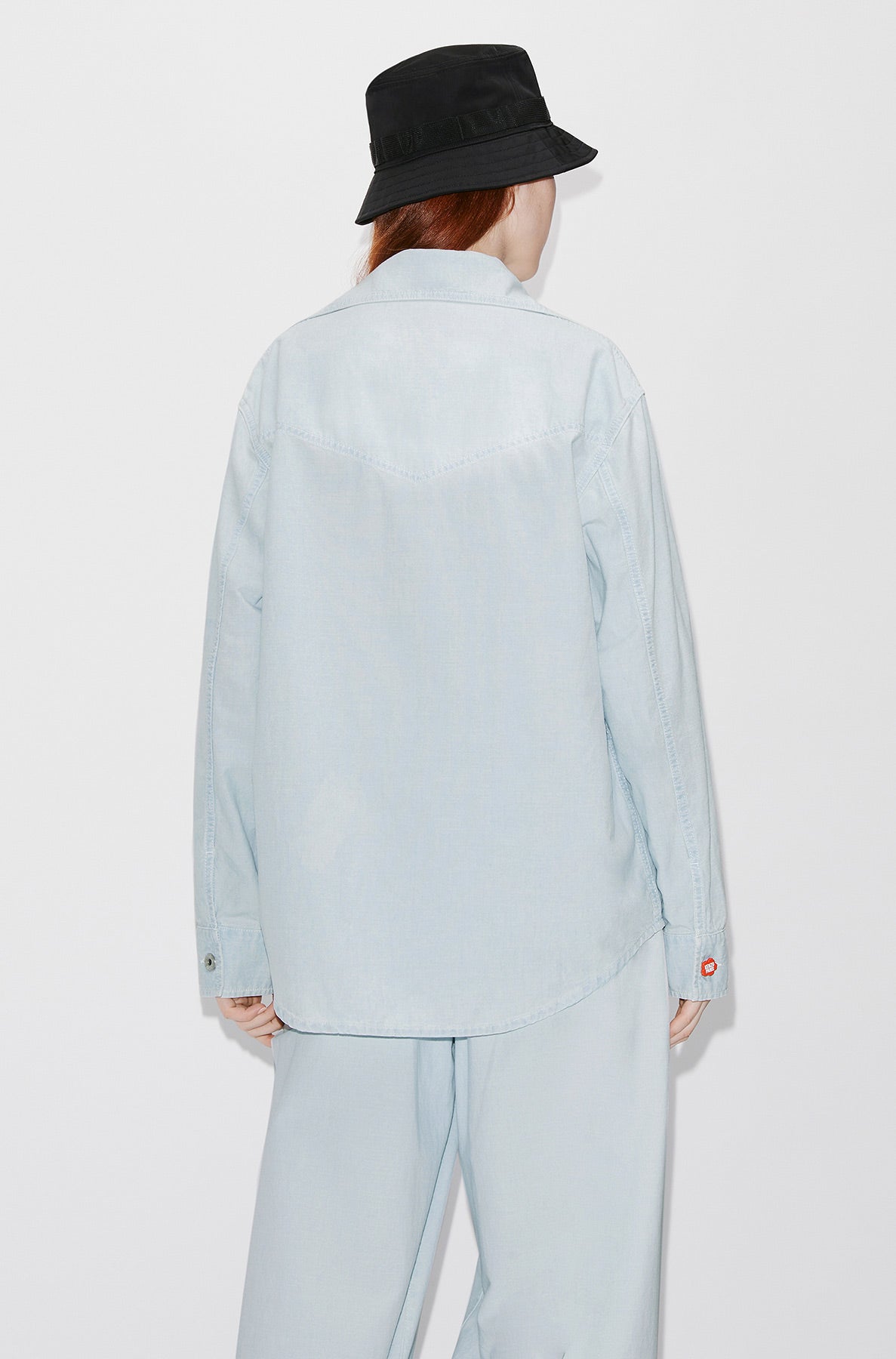 Surchemise en denim - Bleached Blue