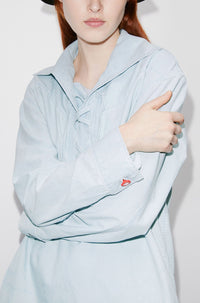 Surchemise en denim - Bleached Blue