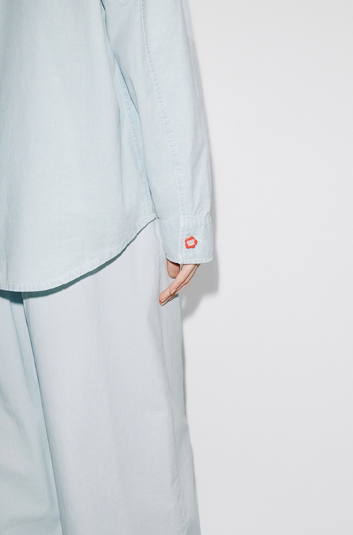 Surchemise en denim - Bleached Blue