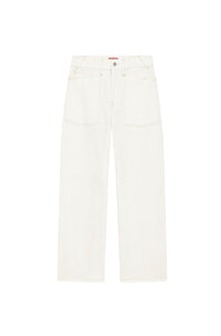 Jean carotte - Bleached White