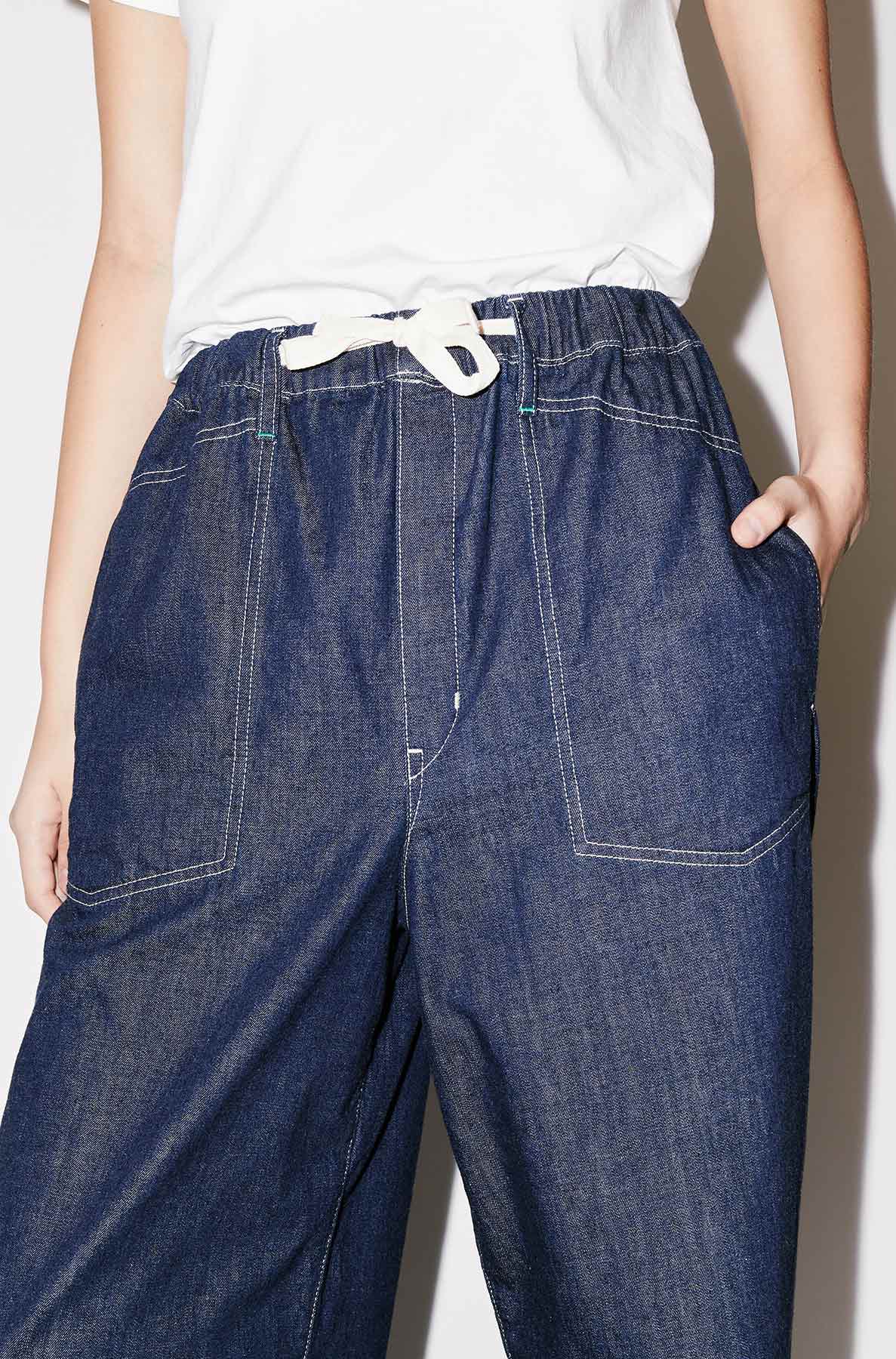Jean en denim Wide Sailor - Rinse Blue