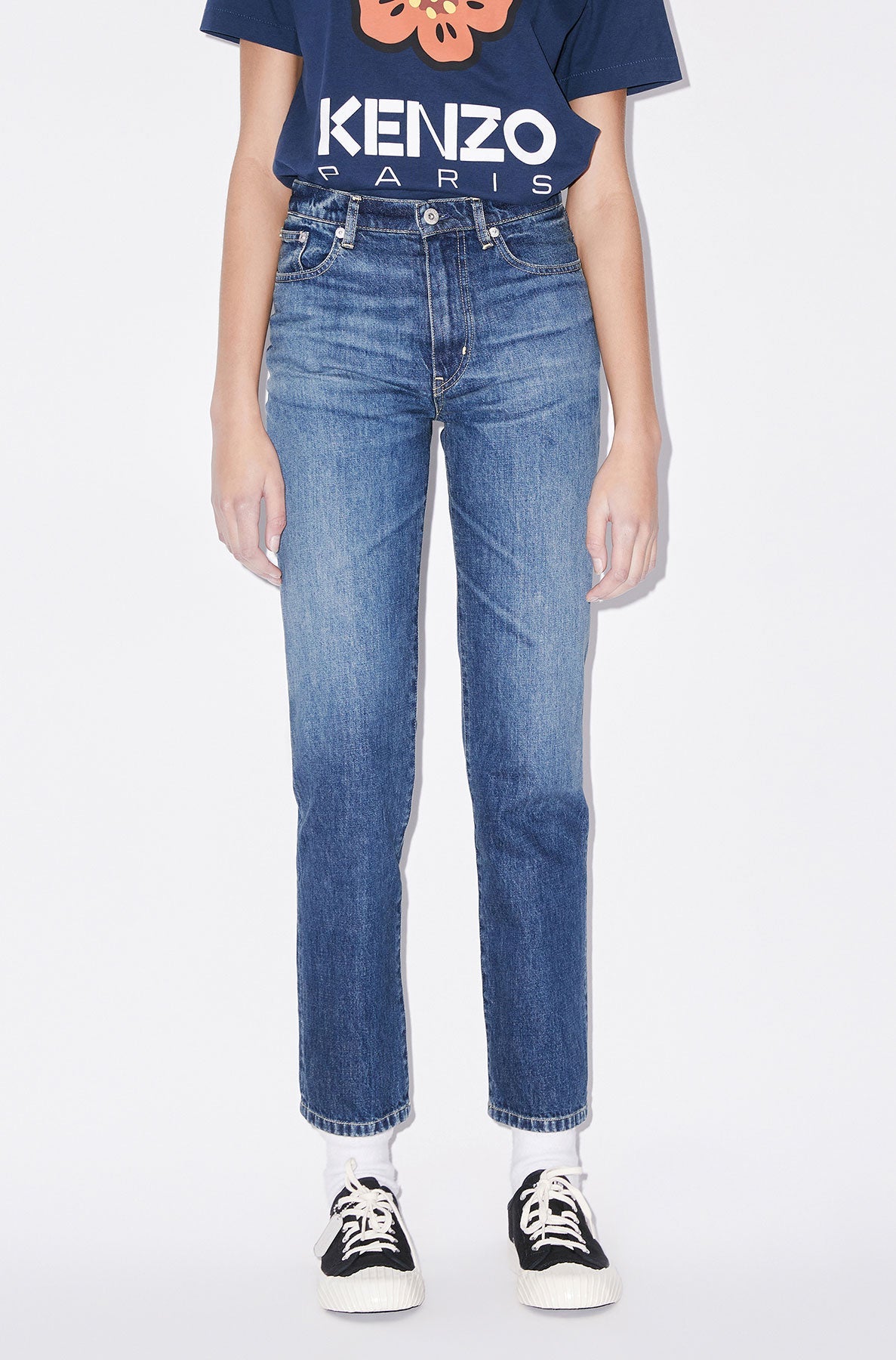 Jean droit Asago - Dark Stone Blue