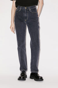 Jean droit Asago - Bleached Black