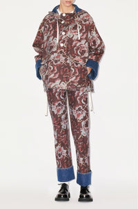 Printed Straight Fit Jeans