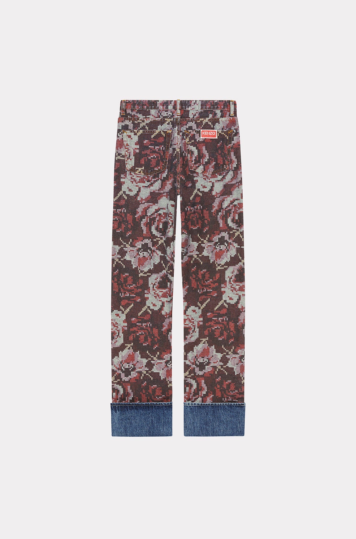 Jean droit Asago "Kenzo Pixel" - Medium Red