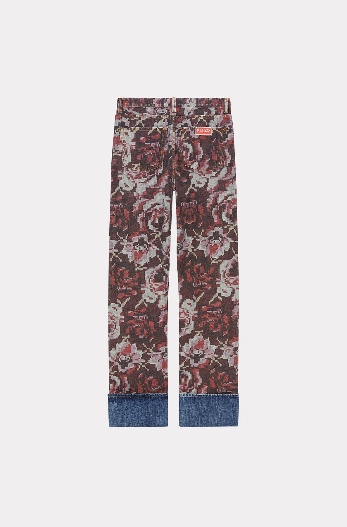 Printed Straight Fit Jeans
