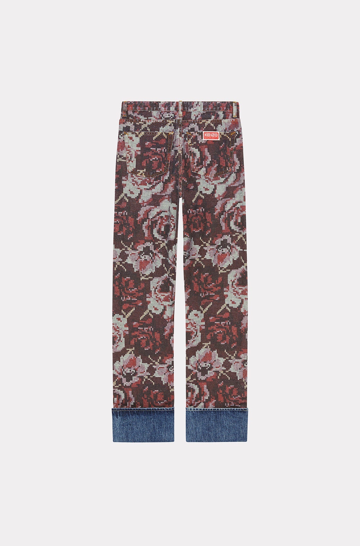 Printed Straight Fit Jeans