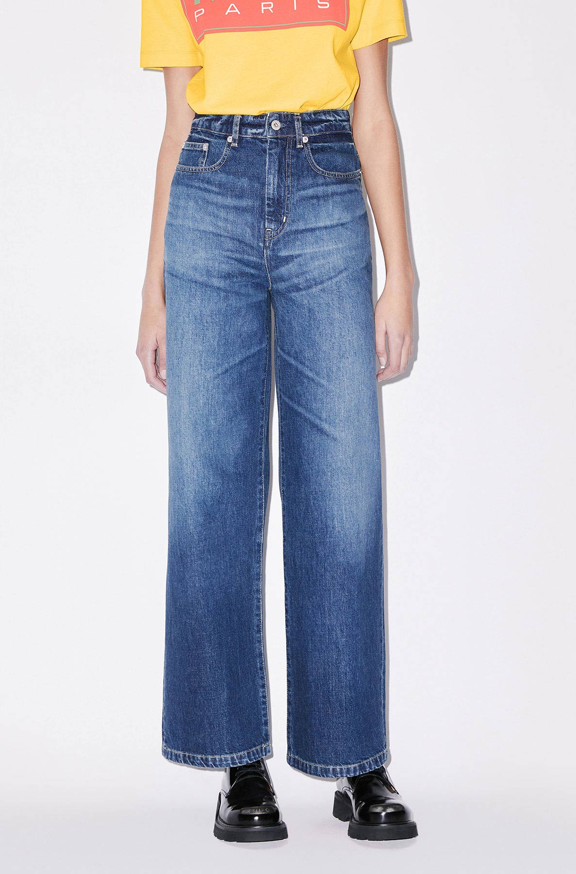 Jean large Ayame - Dark Stone Blue
