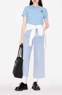 Jean coupé Sumire - Bleached Blue