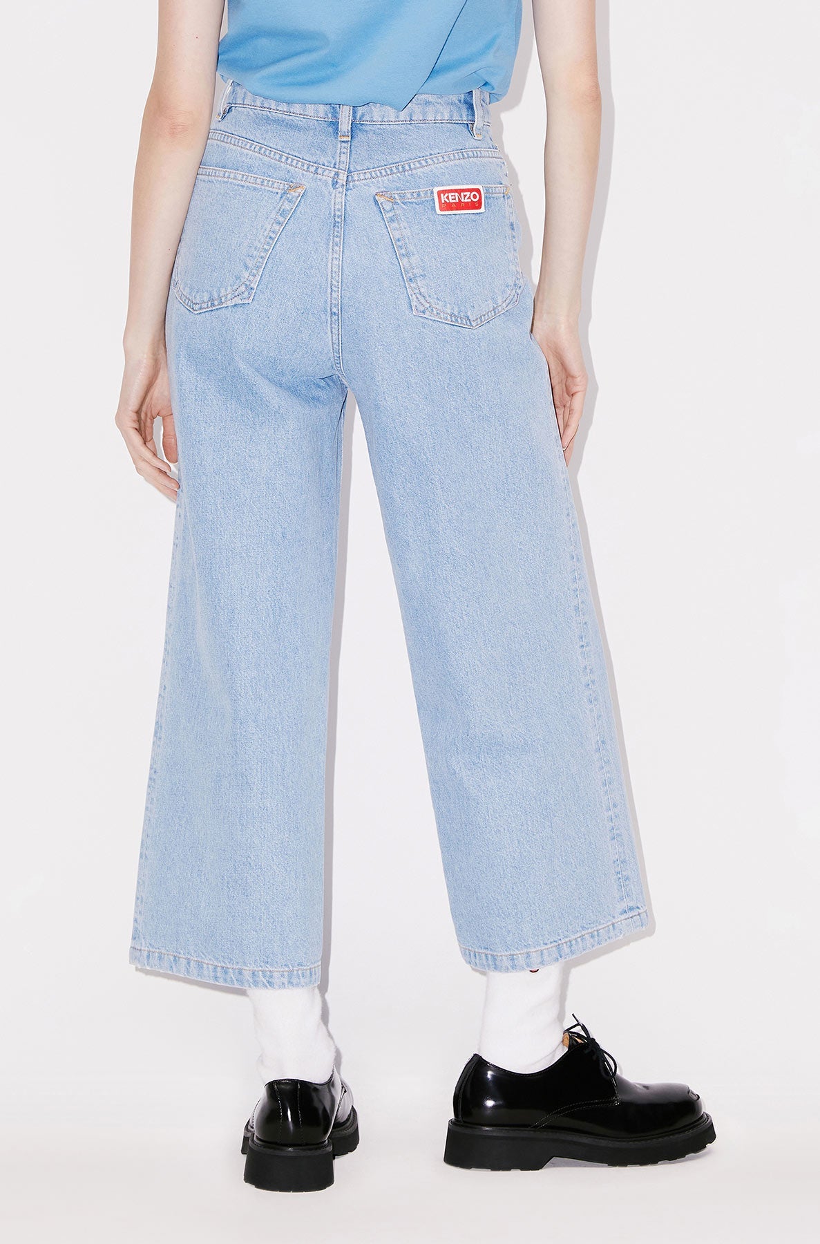 Jean coupé Sumire - Bleached Blue