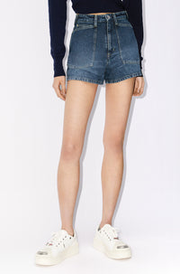 Short en denim - Dark Stone Blue Denim