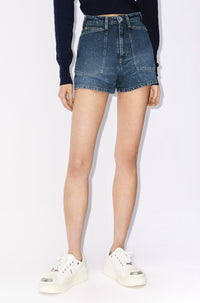 Dark Stone Denim Short