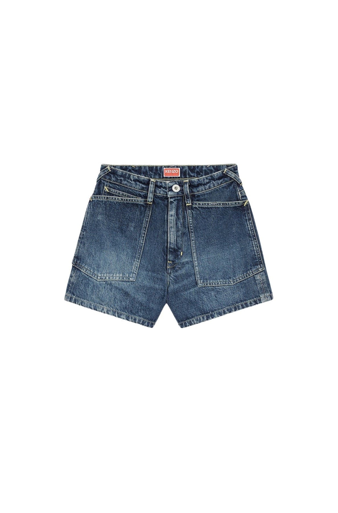Short en denim - Dark Stone Blue Denim
