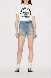 Stone Bleach Dirty Denim Short