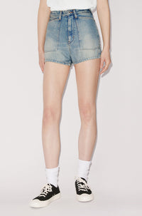 Stone Bleach Dirty Denim Short