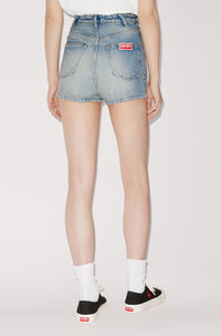 Stone Bleach Dirty Denim Short