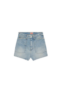 Stone Bleach Dirty Denim Short