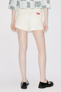 Short en denim - Bleached White Denim