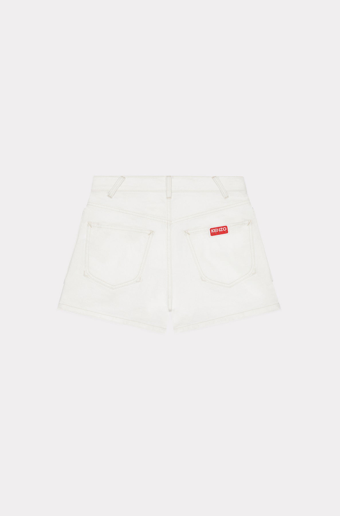 Short en denim - Bleached White Denim