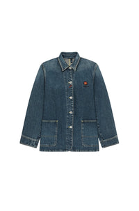 Veste de travail en denim - Dark Stone Blue