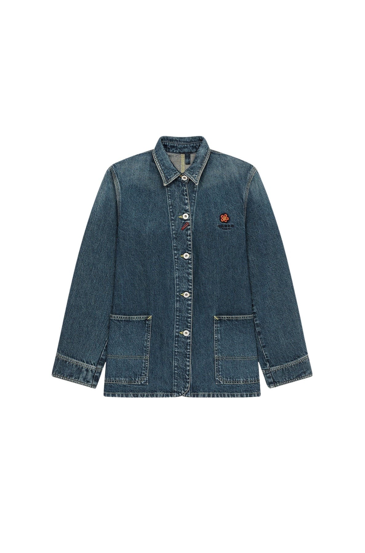 Veste de travail en denim - Dark Stone Blue