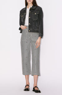 Veste camionneur en denim St Bleach - Bleached Black