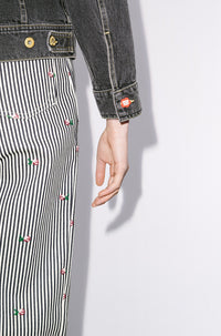 Veste camionneur en denim St Bleach - Bleached Black