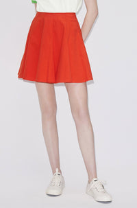 Jupe patineuse à rayures - Medium Red