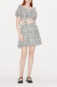 Elasticated Short Skirt