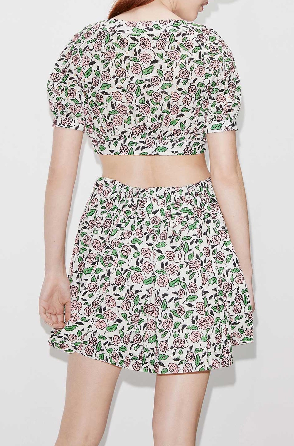 Elasticated Short Skirt