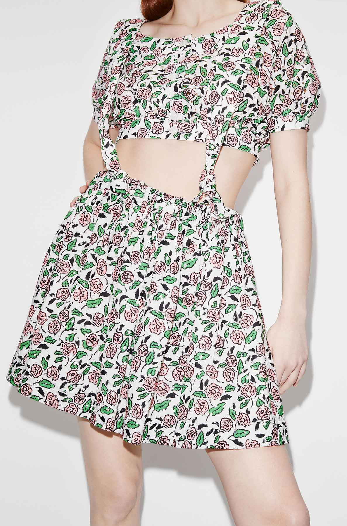 Elasticated Short Skirt